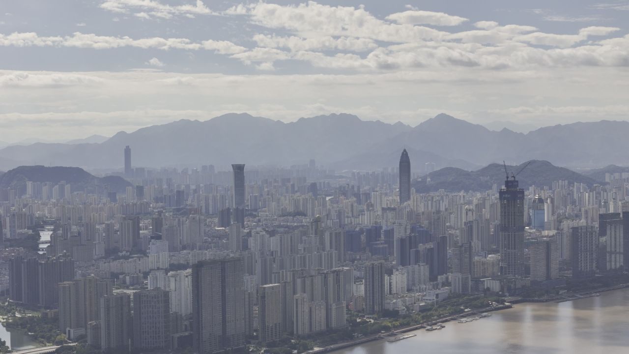 温州晴天城市航拍 28