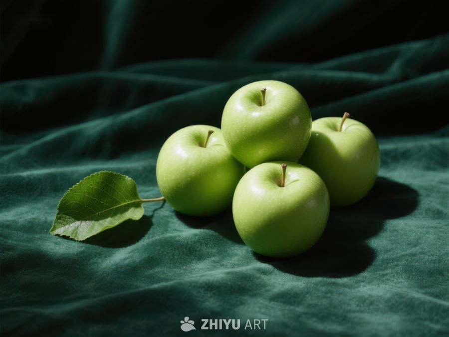 绿苹果静物摄影 224