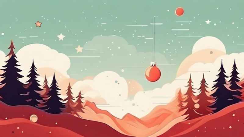 圣诞节插画背景图 69