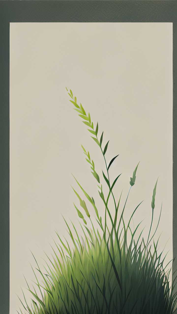 小小的绿色草