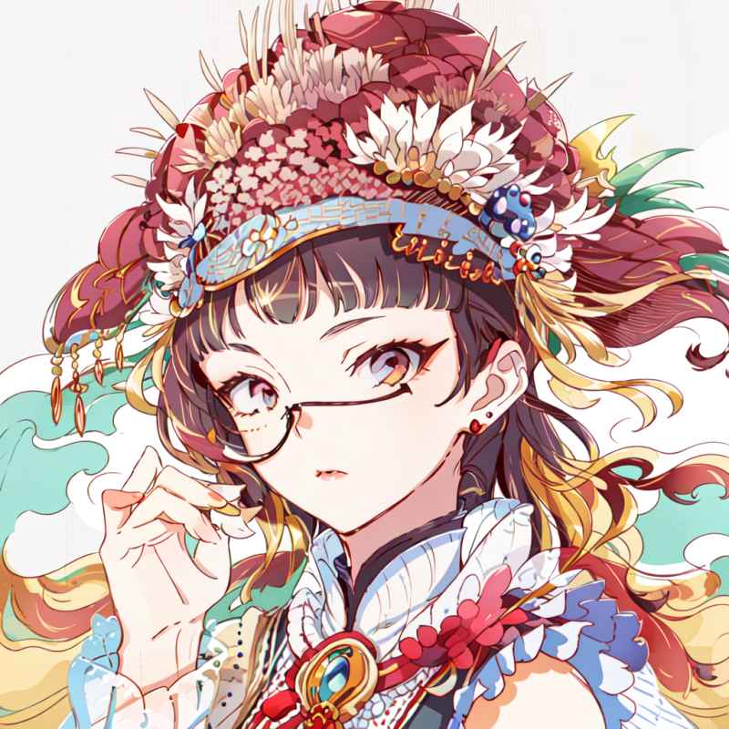 女孩精致头像设计