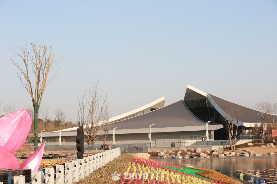 冬日现代建筑与景观