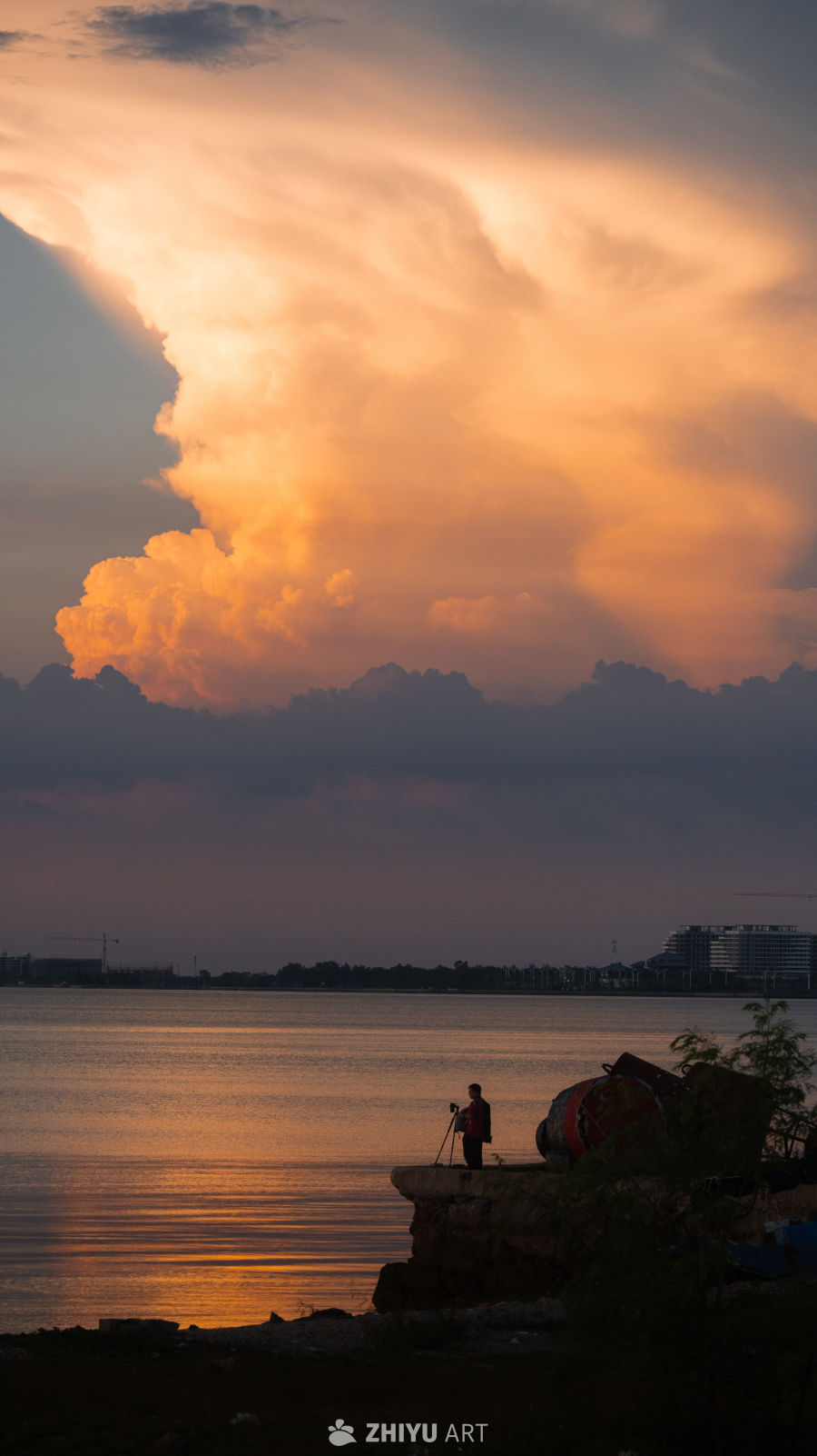 海滨日落摄影师