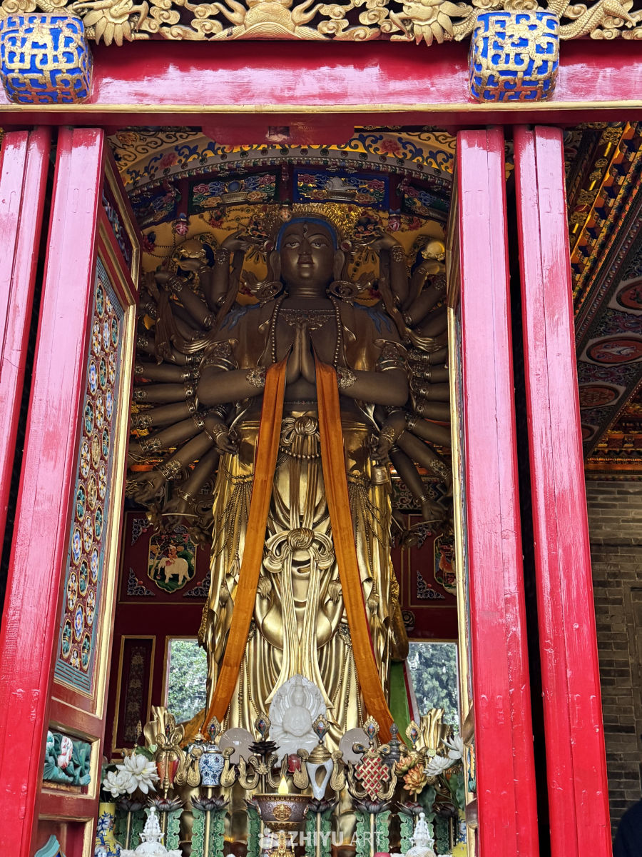 西安广仁寺 古城墙安远门 鼓楼