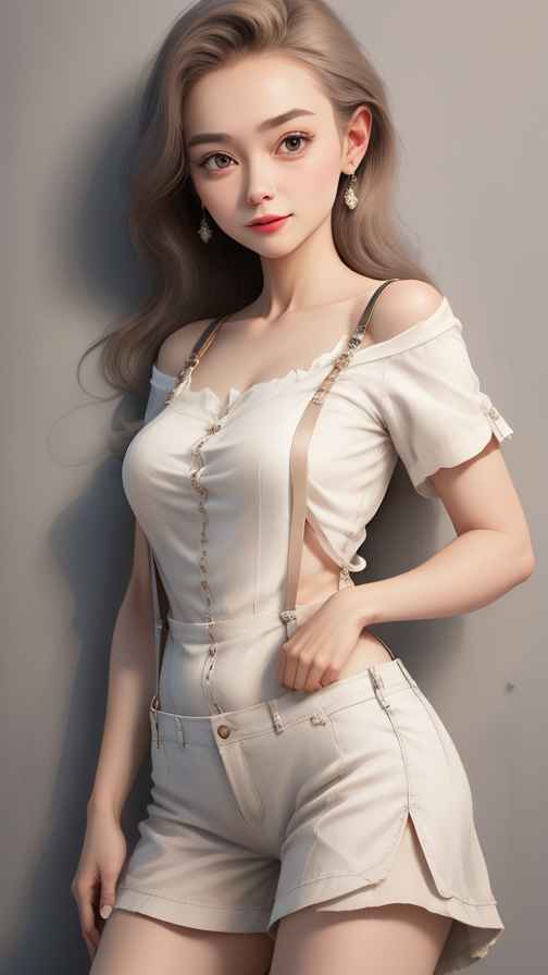 吊带美女