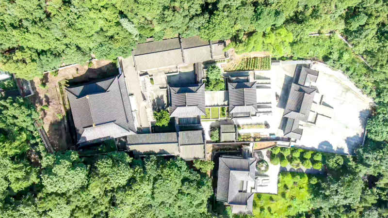 湖南湘潭城市风光航拍摄影图