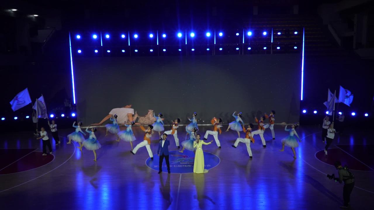 舞台庆典表演：舞动与光影的盛宴