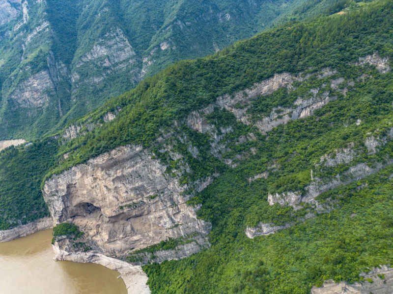 祖国壮丽山河湖北长江三峡风光 