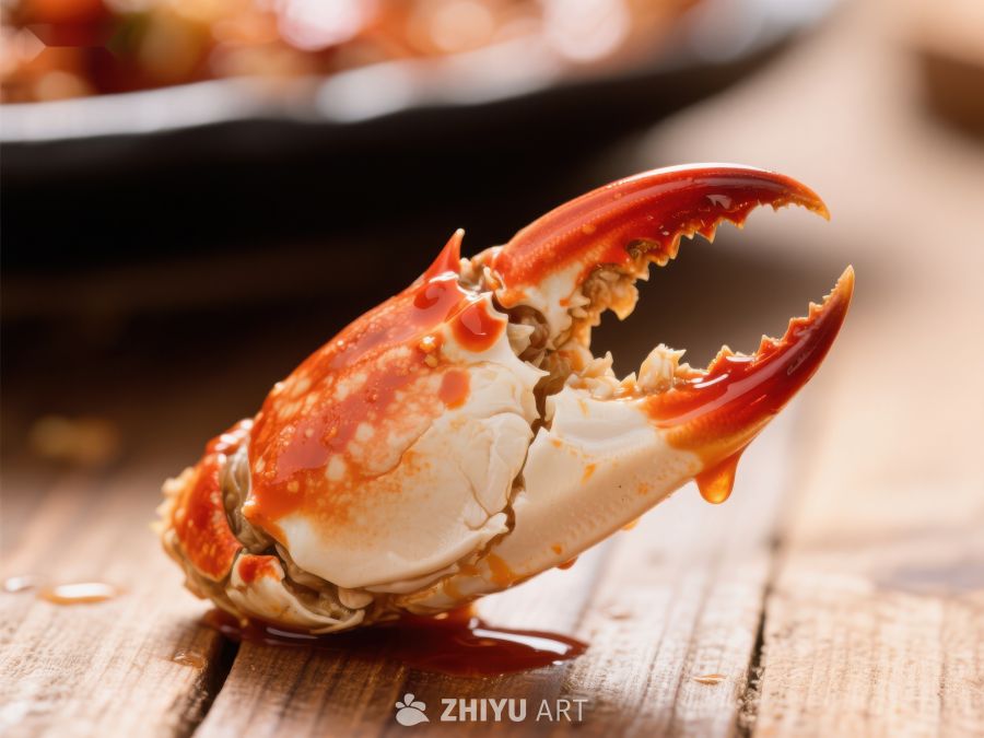 鲜美蟹钳特写 988