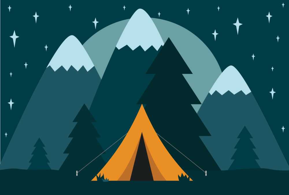 营露营帐篷自然冒险旅行夜景观户外夏天天空假期星星旅程