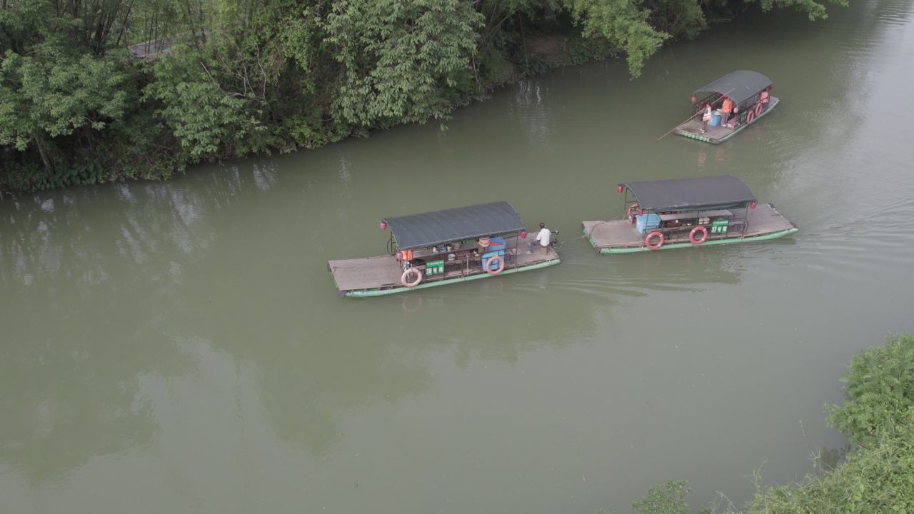 航拍明仕田园，山水航拍 16