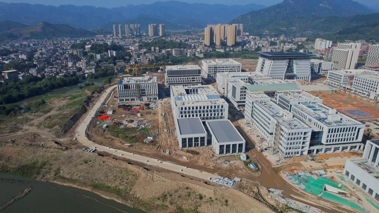 航拍福州福耀科技大学景观 10
