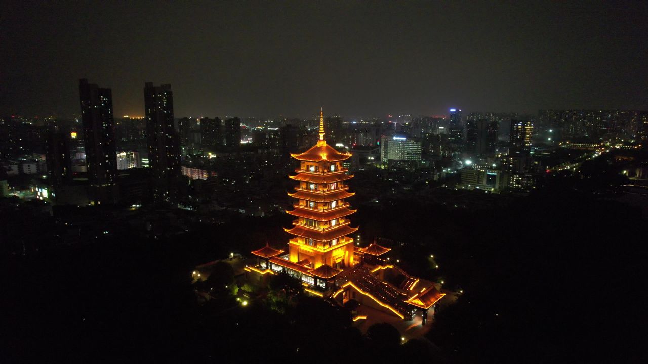 广东佛山城市夜景