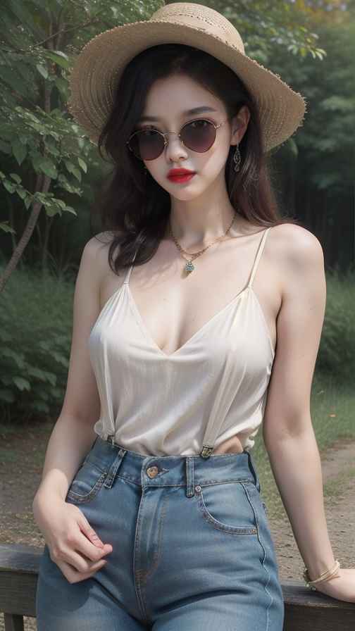 吊带衫女孩