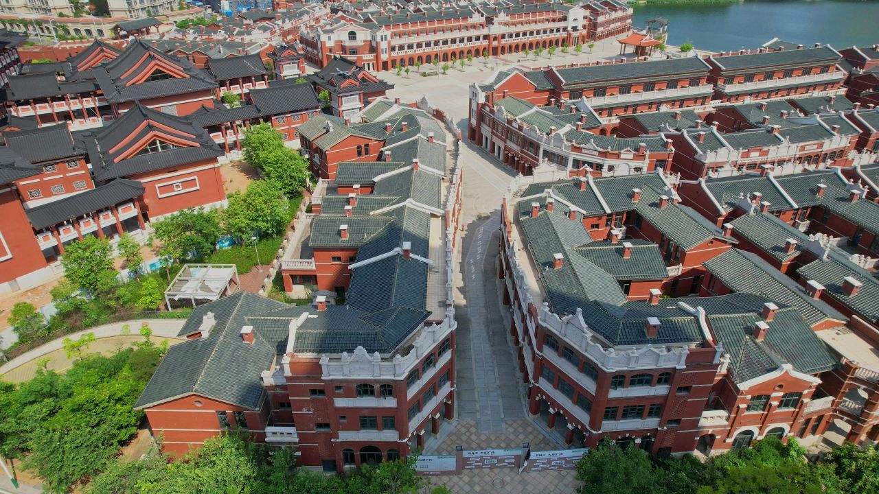 航拍厦门大明广场