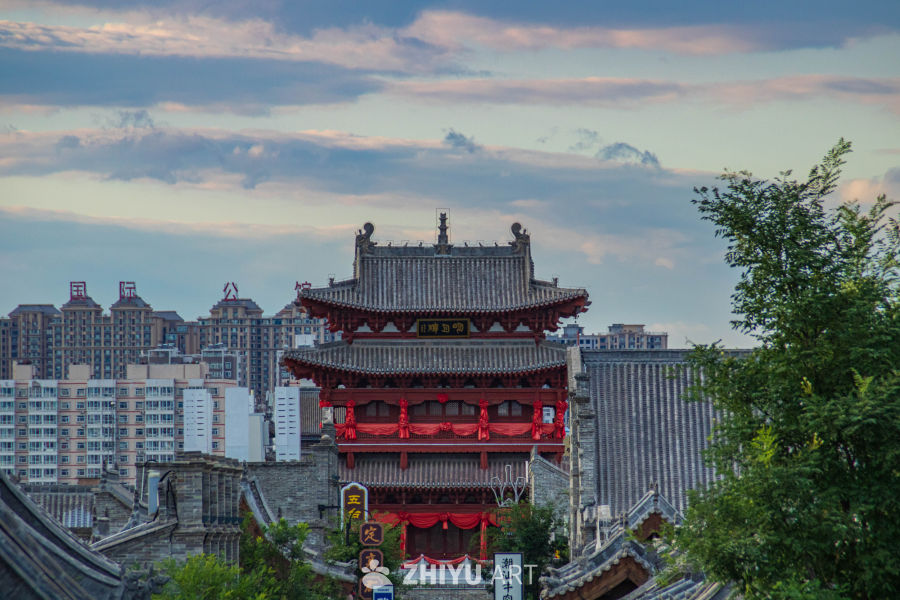忻州古城明月楼长焦2
