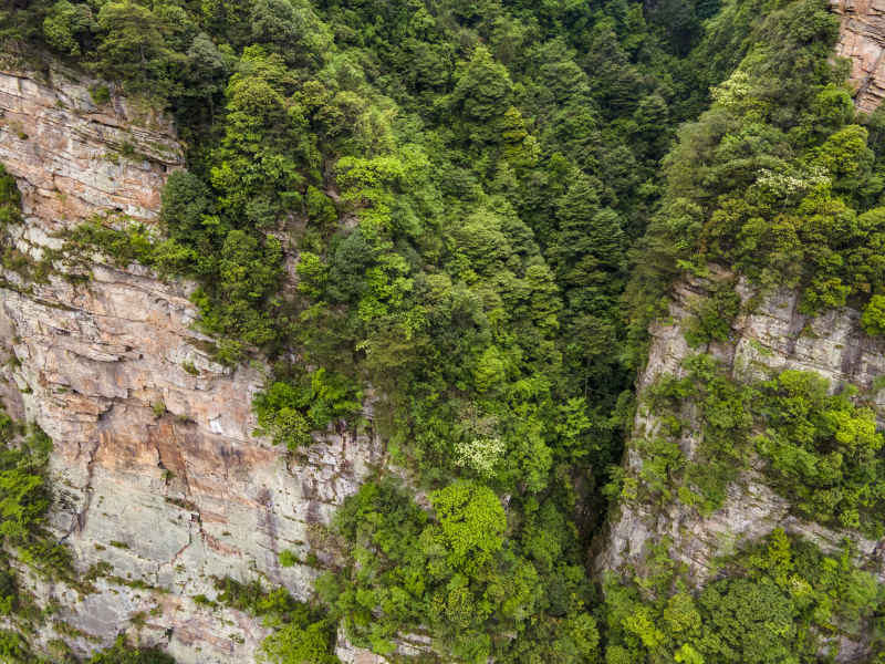 湖南张家界奇山山川 