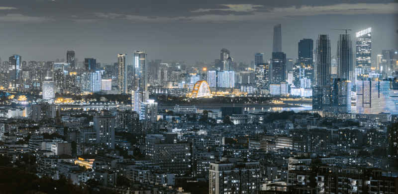 武汉都市集群夜景