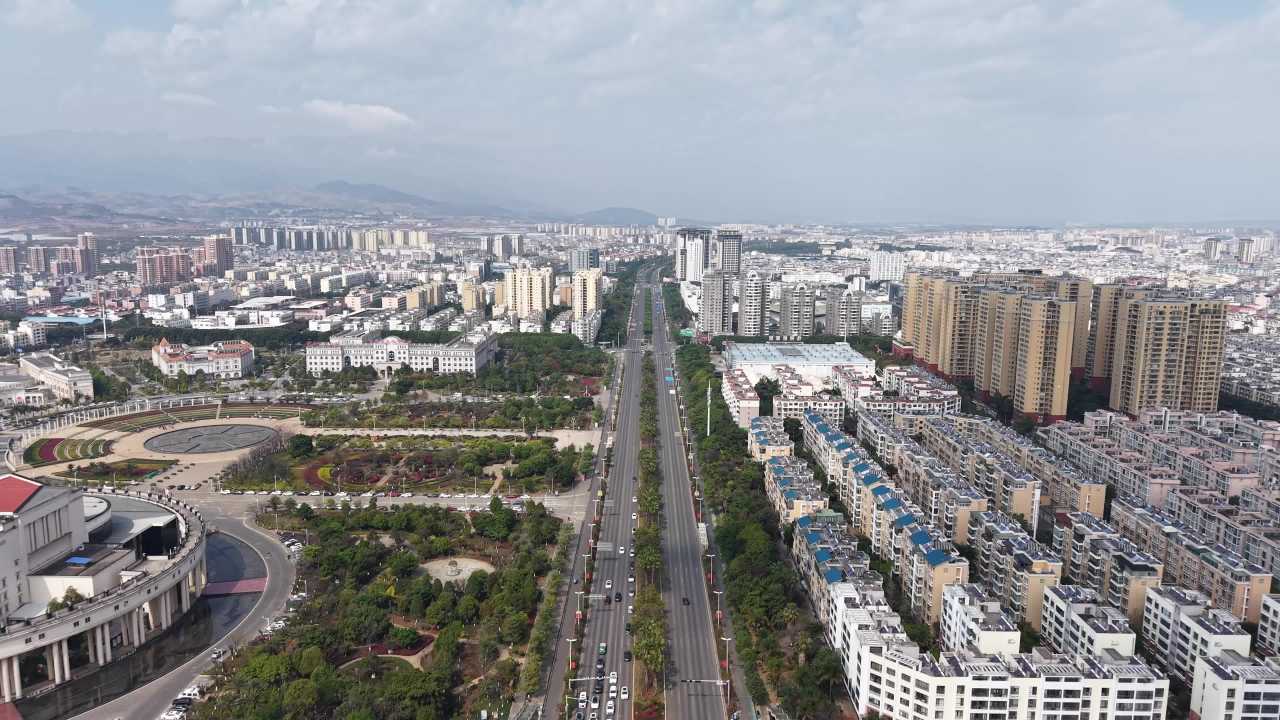 现代都市全景俯瞰