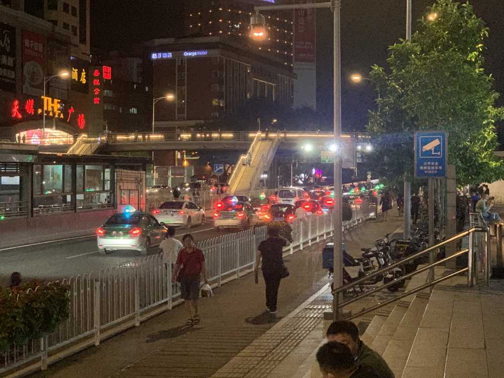 街景 车展 街道 繁华 城市