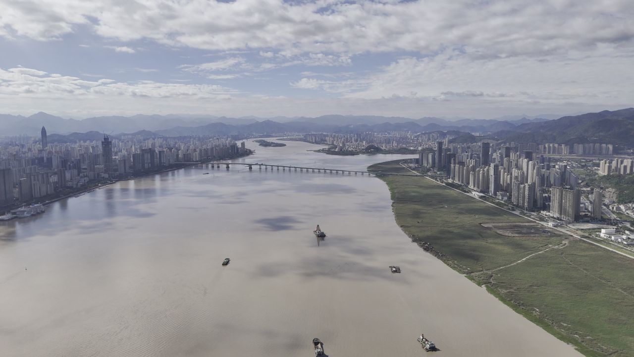 温州晴天城市航拍 26