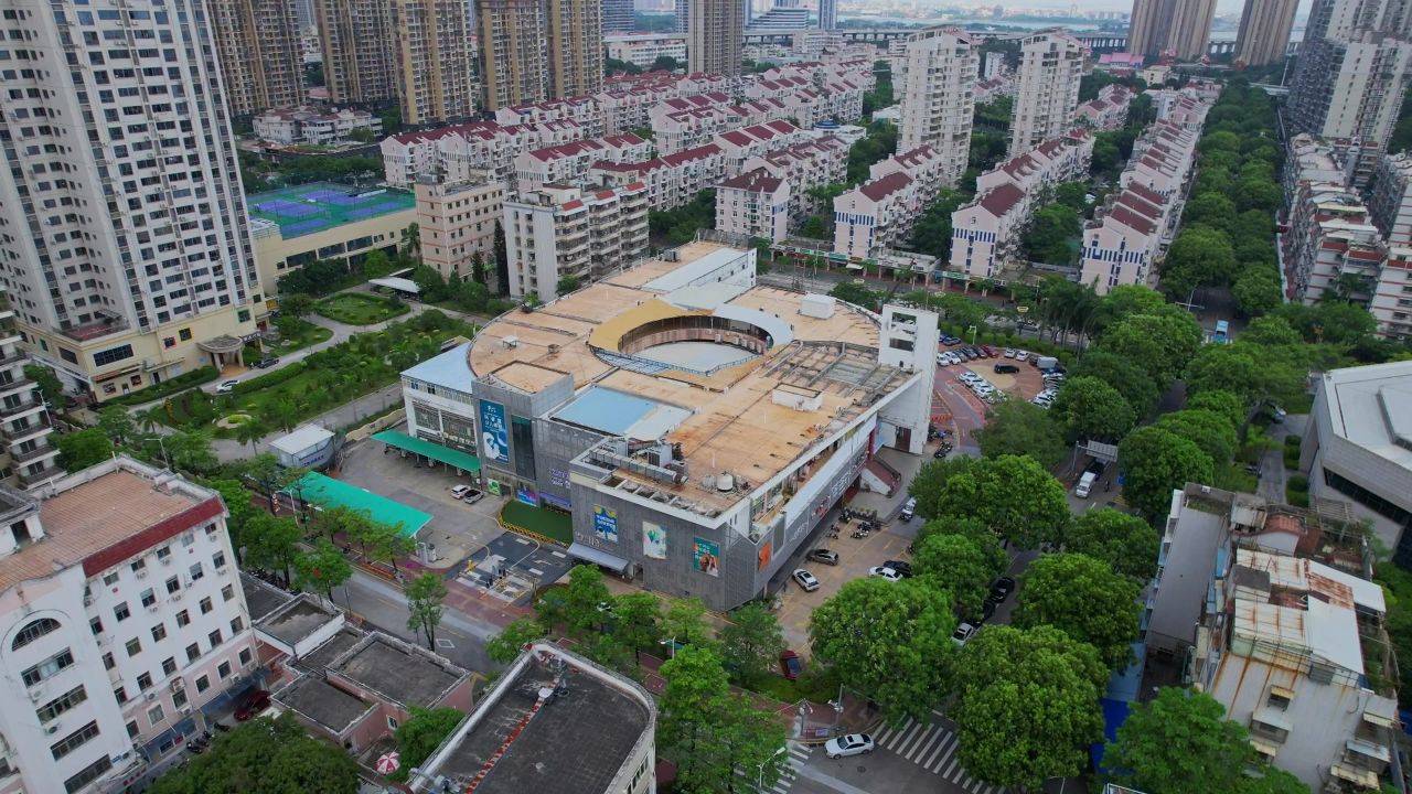 航拍厦门宁宝购物美食中心 1