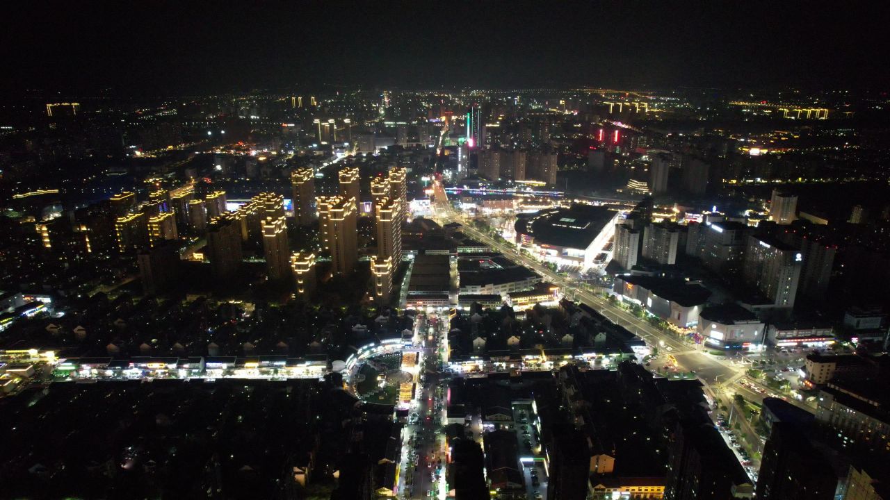 江苏宿迁城市风光旅游景区航拍