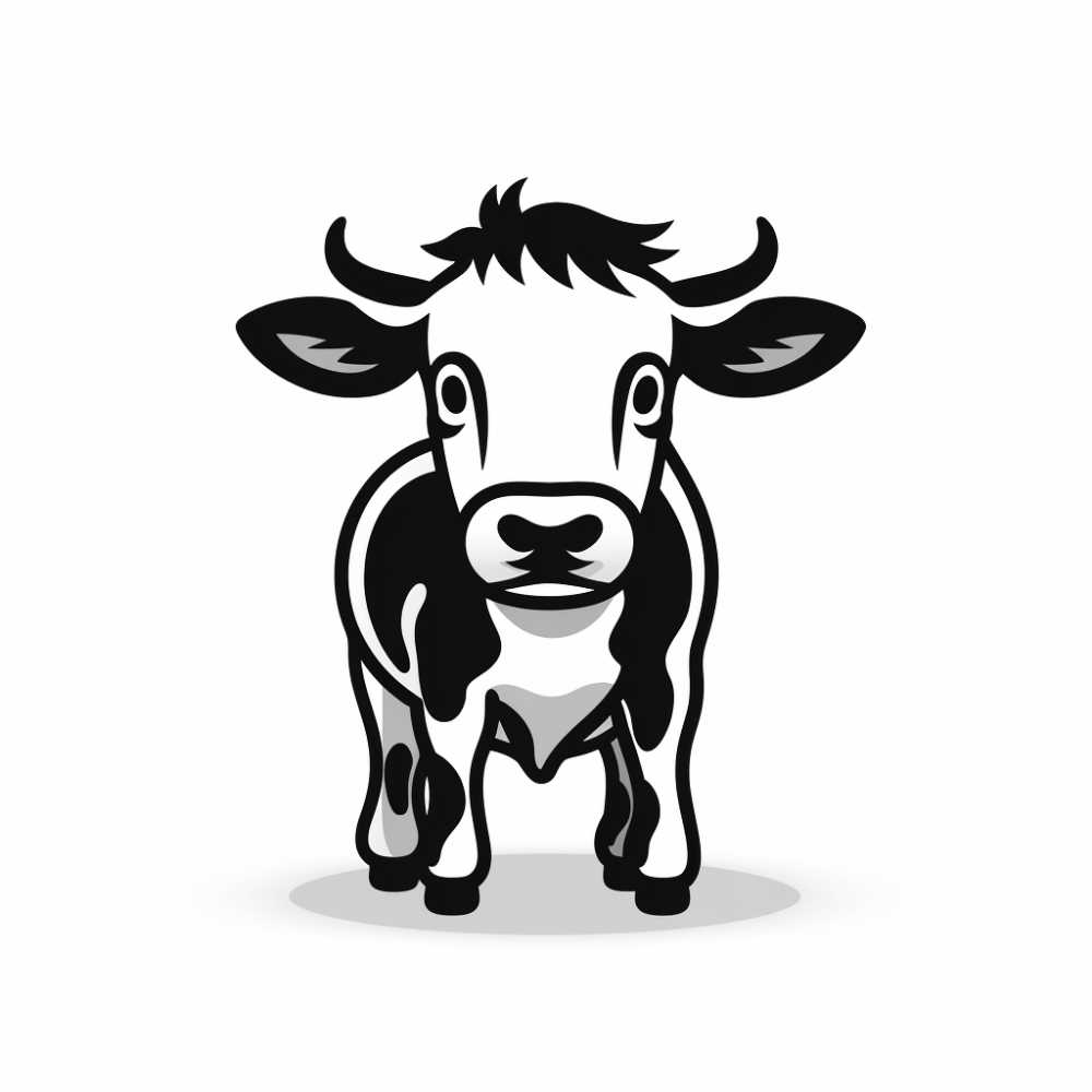 牛头线稿图标元素