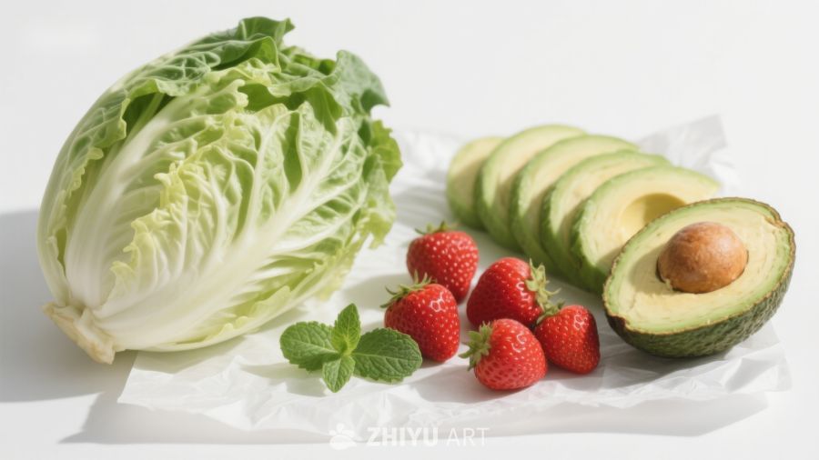 新鲜蔬果静物组合