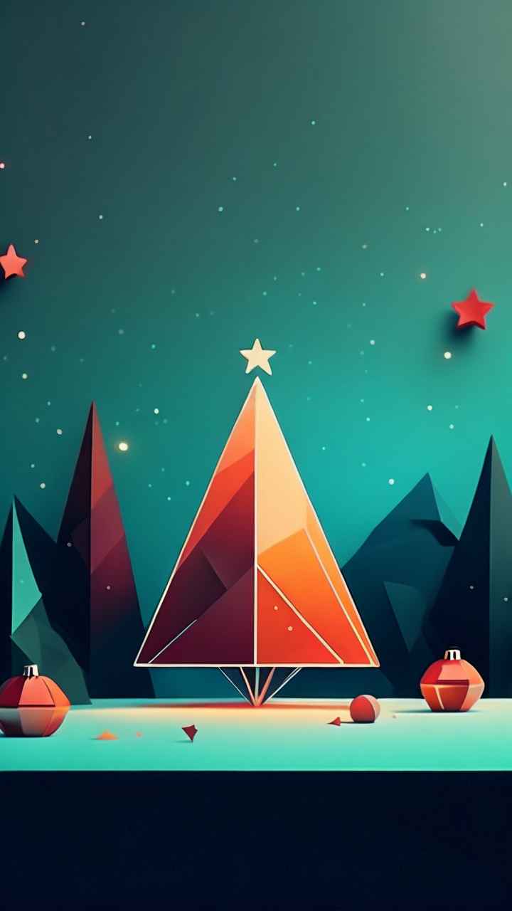 圣诞节插画背景图 127