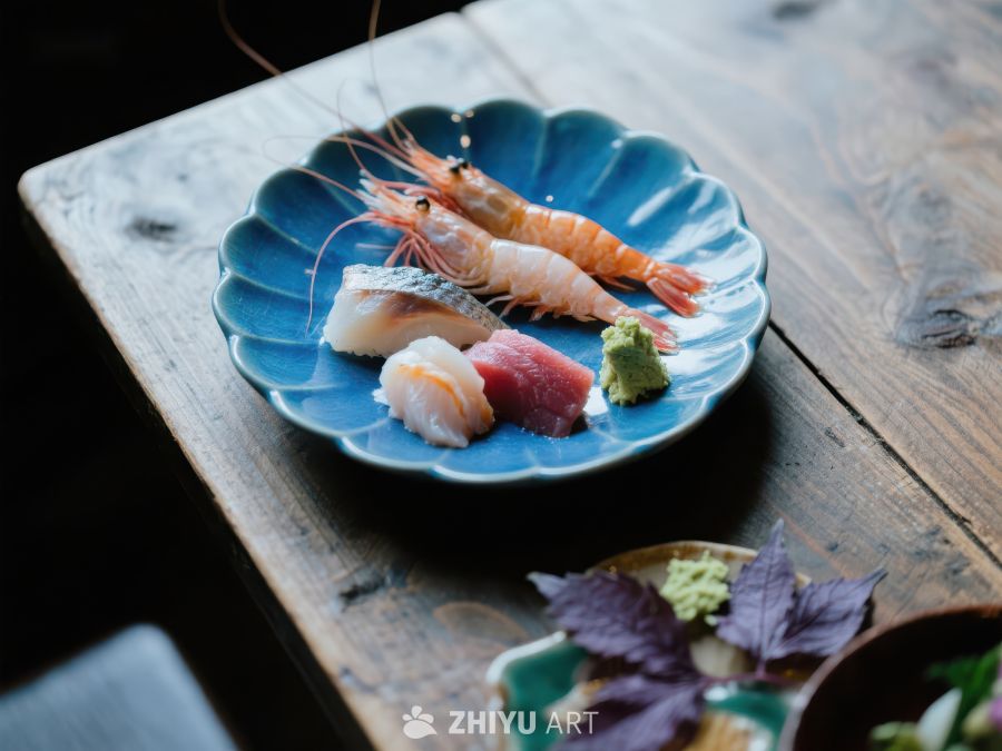 精致日式寿司与虾料理 91