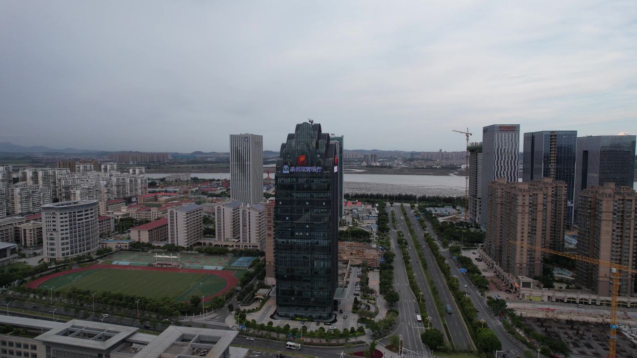 福建泉州城市风光地标建筑航拍
