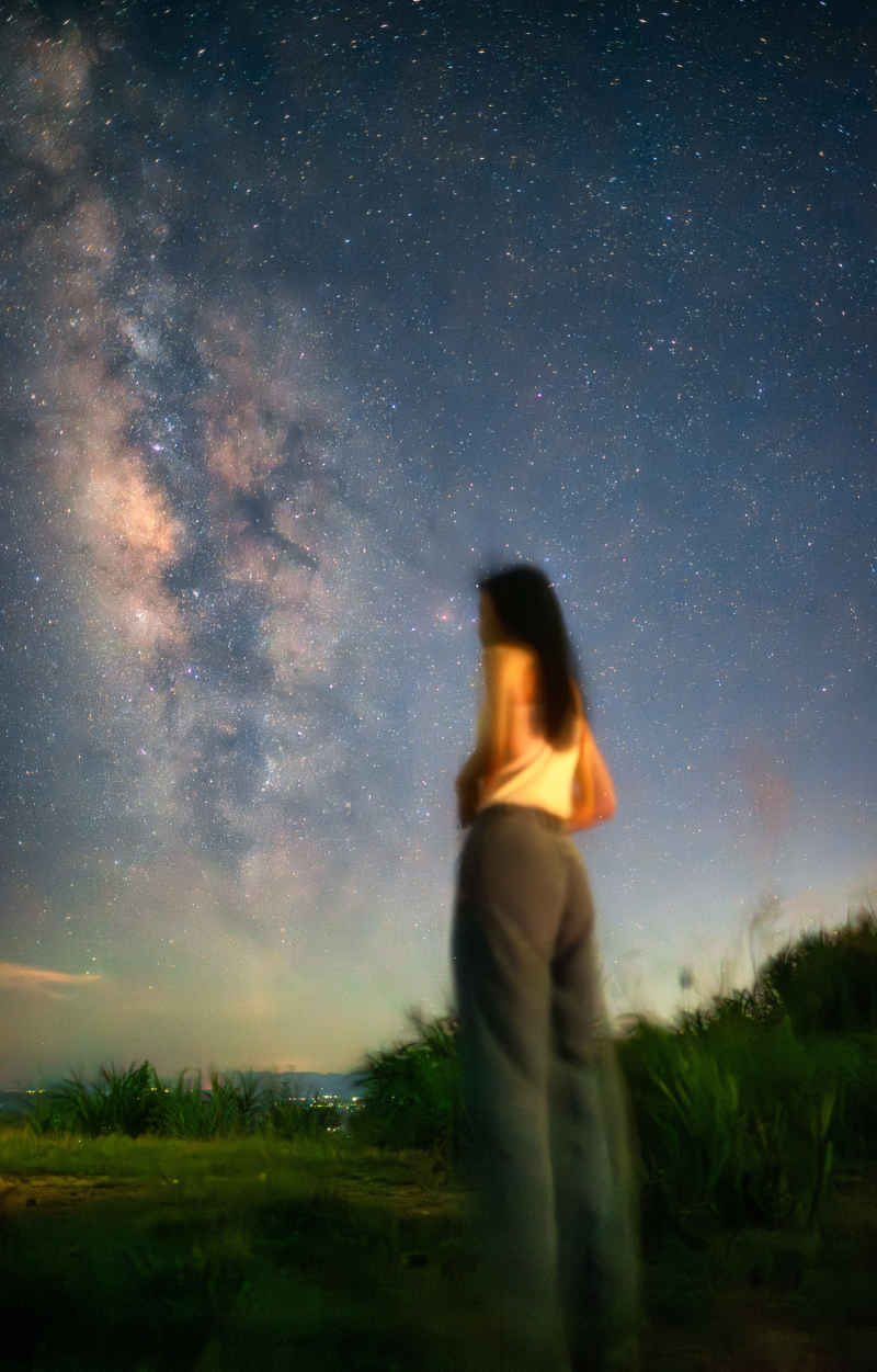 银河星空人像
