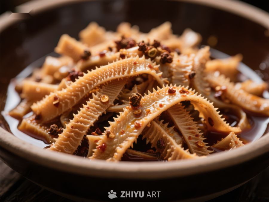 麻辣牛肚拌菜特写 937