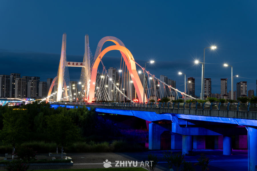 夜景下的城市大桥 41