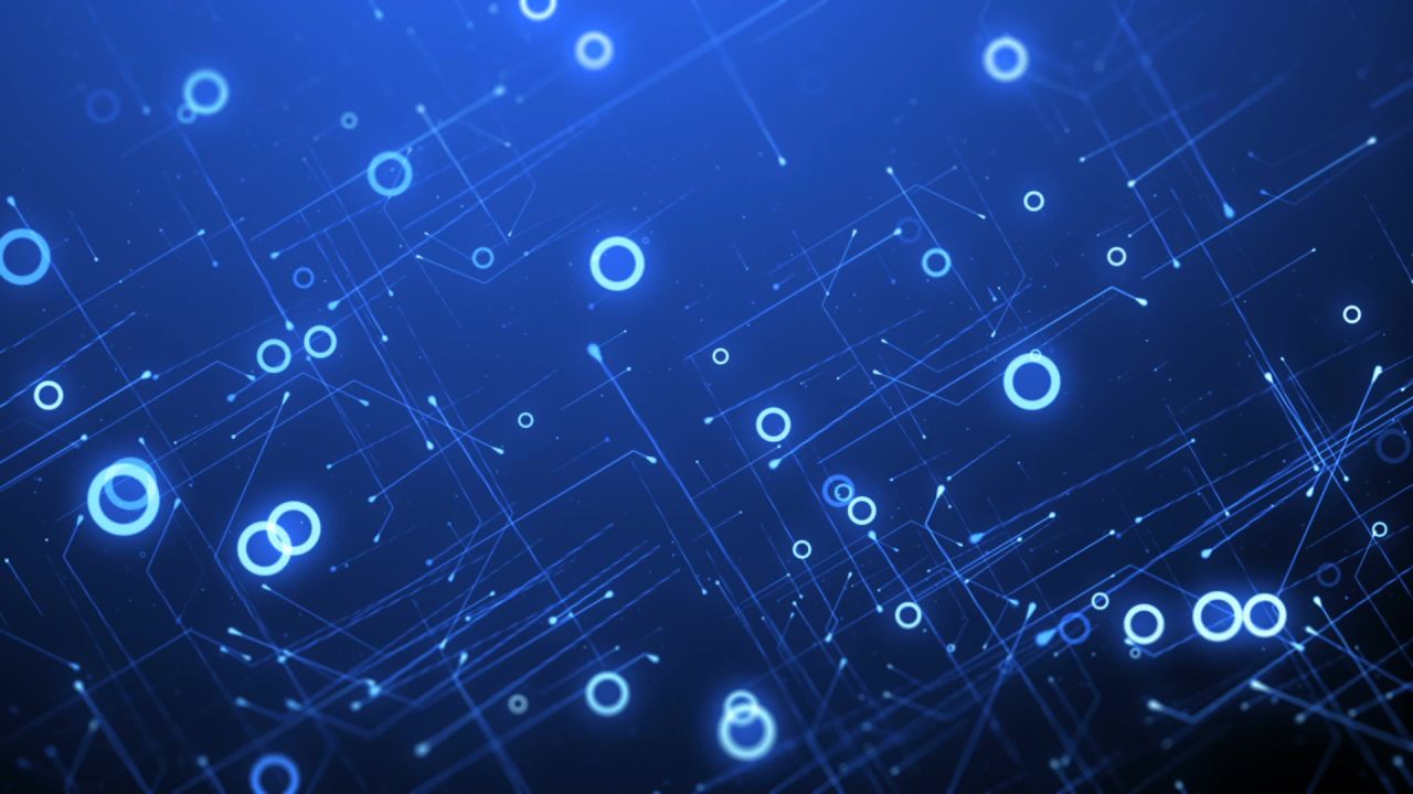 数字科技流动代码字母抽象互联网络金融视频素材 19