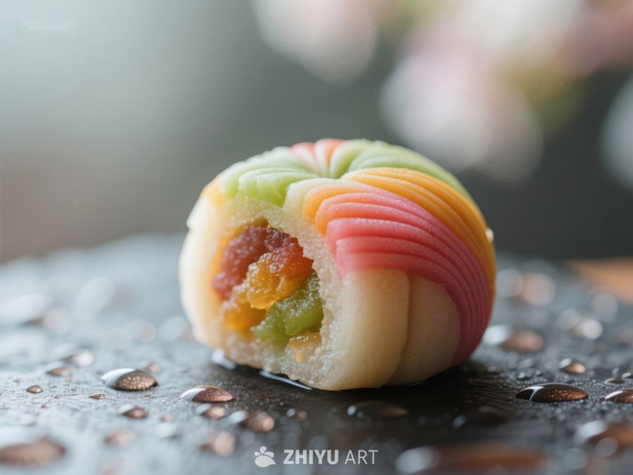 彩虹糯米团，色彩斑斓的甜蜜小吃 41