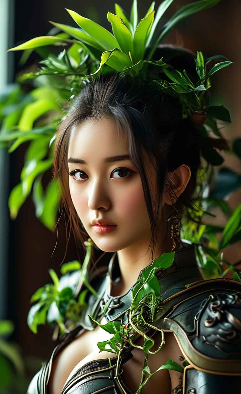 野人美女户外植物 6