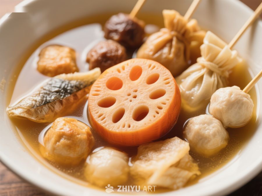 热气腾腾的关东煮，多样食材美味诱人 883