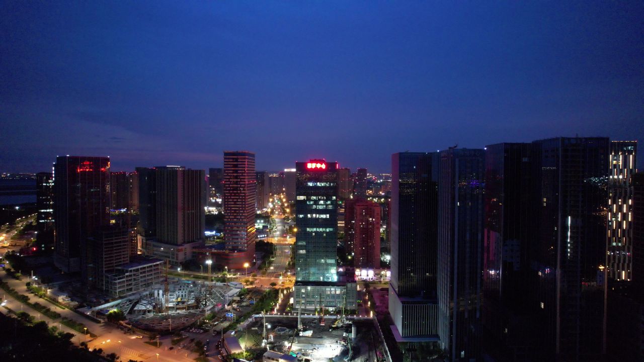 福建泉州城市风光地标建筑航拍