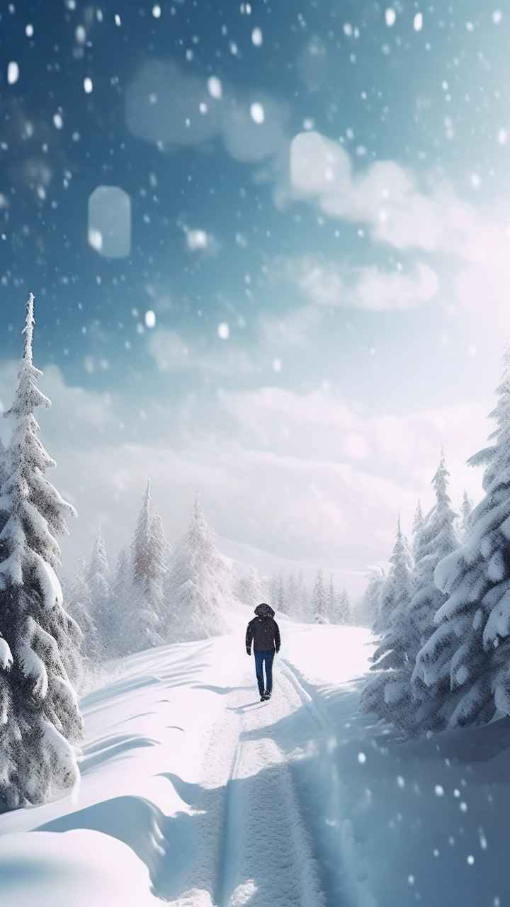 美丽冬季雪景 57