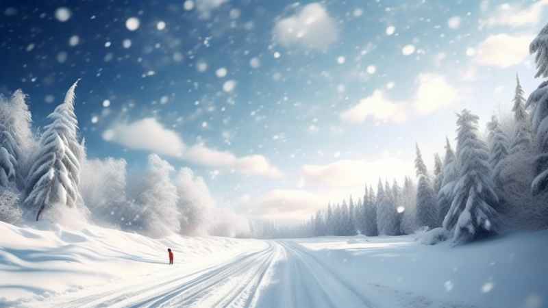 美丽冬季雪景 24