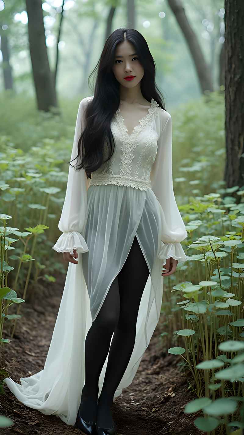森林系列特色风格美女 25