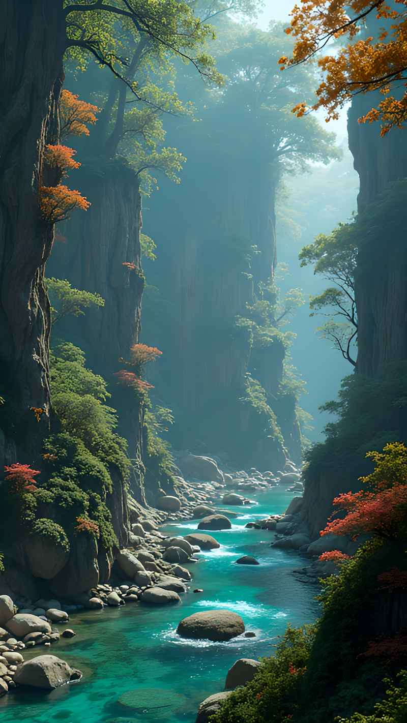 未来风格大自然森林超自然风景画质 25