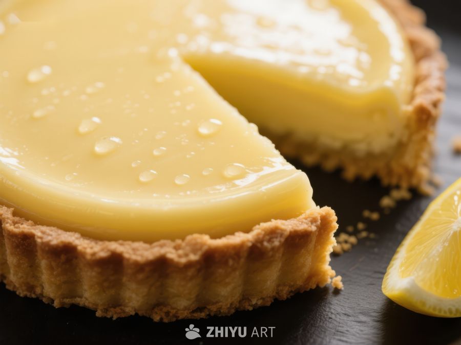 柠檬挞特，光滑奶油馅料