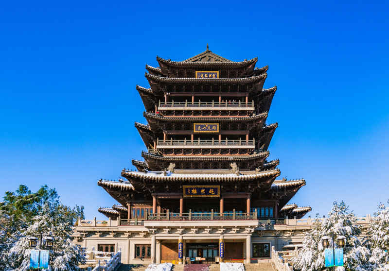 山东济南大明湖景区超然楼