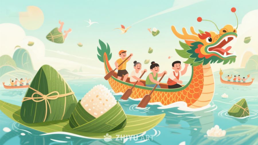 龙舟竞渡与粽子飘香 311