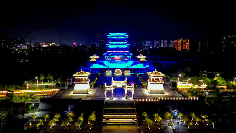 抚州拟岘台夜景灯光