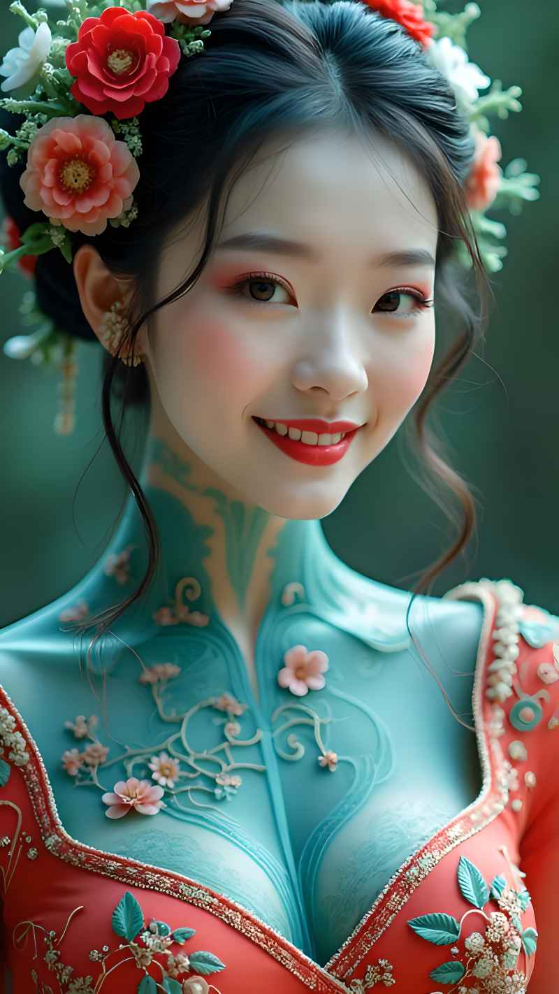 艺术美女新中式主体系列 68