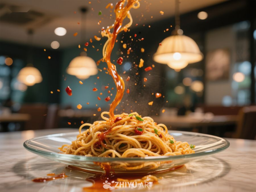 热辣酱汁飞溅的意面 1291